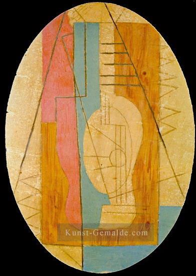 Guitare verte et rose 1912 Kubismus Pablo Picasso Ölgemälde